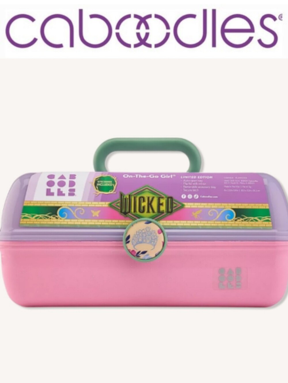 Caboodles Limited Edition On-The-Go-Girl Wicked Glinda Makeup Case